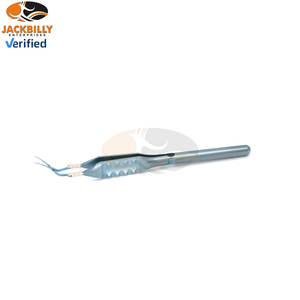 คีมแคปซูลอเร็กซิส ขนาด 2.5 มม. 5 มม. พร้อมเครื่องหมายบนด้าม ทำจากสแตนเลส สำหรับการผ่าตัดจักษุ ปลายแหลม สำหรับการผ่าตัดขนาดเล็ก ใช้ด้วยมือ MOL - Product Image 2