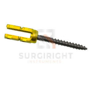 Sistema de Tornillos Pediculares para Columna Vertebral, Precio de Fábrica, Juego de Tornillos Pediculares de Doble Rosca, Reducción Poliaxial, Ortopédico, por Surgiright - Product Image 3