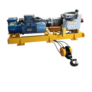 เครื่องกว้านไฟฟ้าสำหรับงานหนัก Elecon พร้อมเชือกลวดเหล็ก |   ความสามารถรับน้ำหนัก 1500 กก. สำหรับเครนและการใช้งานในอุตสาหกรรม - Product Image 1