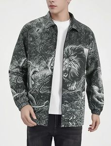 Stylish Men's Plus Size Regular Style Letterman <b>Jacket</b> Stand Winter Custom Embroidery Breathable Eco-Friendly OEM Canvas <b>Fleece</b> - Product Image 5