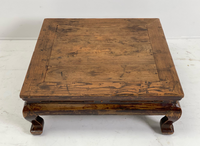 Table basse carrée en bois meubles durables pour salon maison villa hôtel ou appartement bureau usage