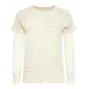 T-shirt décontracté uni en pur coton délavé 100 % respirant et écologique en tissu Oxford coupe classique pour homme avec logo personnalisé – Collection 2026 (vente en gros) - Product Image 6