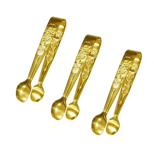 ที่คีบน้ำแข็งโลหะสำหรับเครื่องดื่มที่คีบผลไม้ดีไซน์กุหลาบขนาดกำหนดได้เอง - Product Image 1