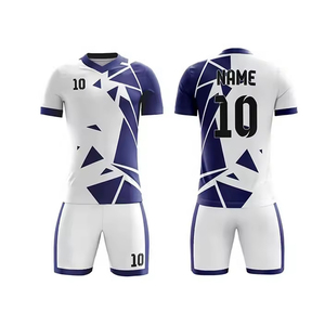 Maillot de football unisexe sublimé, nouveau modèle / Qualité thaïlandaise authentique, respirant, imperméable, léger, manches courtes, col en V, NC - Product Image 1