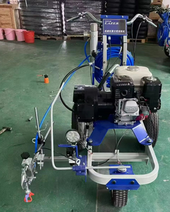 Macchina per la segnaletica stradale a spruzzo airless LP-500 di alta qualità con motore a benzina da 6,5 CV per verniciatura a freddo - Product Image 3