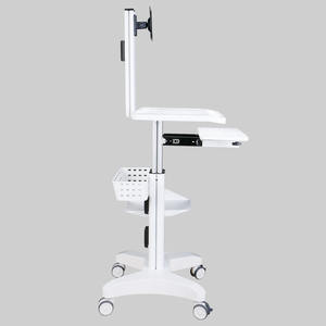 Tuyệt vời Ergonomic khí nâng điện thoại di động máy tính y tế Workstation giỏ hàng - Product Image 3