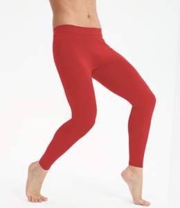 Pantalones de compresión Unisex de alta calidad otoño sólido 100% poliéster transpirable ecológico para correr gimnasio deporte Activewear - Product Image 2