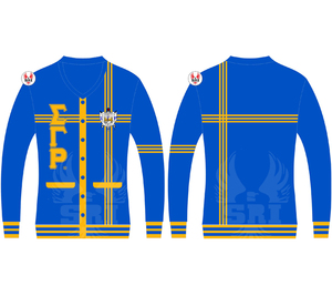 เสื้อคาร์ดิแกนไหมพรมแขนยาวคอวีติดกระดุม ดีไซน์สั่งทำพิเศษ ทรงปกติ น้ำหนักเบา อุ่นสบาย สำหรับผู้ชาย ยี่ห้อ Sigma Gamma Rho - Product Image 4