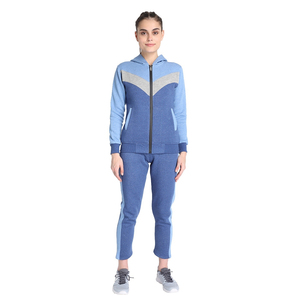 Chándal de dos piezas con logotipo personalizado para mujer, chándal de invierno para correr, entrenamiento, Sudadera con capucha y chándales para correr para mujer - Product Image 1