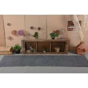 Alfombra de lana turca vintage de 27X10,1 pies, área grande, patrón abstracto, pasillo, rectángulo, algas marinas, respaldo para el hogar, sala de estar - Product Image 1