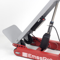 EmssRobot-LEO Premium : Monte-escalier motorisé pliable en aluminium, capacité de charge 300 kg, OEM pour les entreprises de déménagement et de distribution