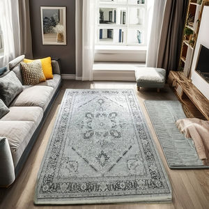 Alfombra Goldenmoon, alfombra personalizable ecológica, diseño de bucle hecho a mano, estilo indio abstracto creativo, hecho a máquina en la India - Product Image 4