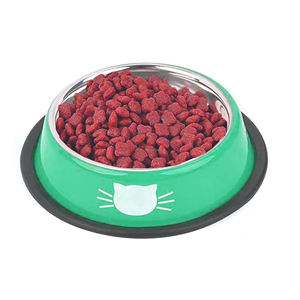 Tazón de alimentación para perros y gatos pequeños, cuencos antideslizantes, antiderrames, brillantes, abatible, de Metal, personalizados, ecológico, automático, azul - Product Image 6