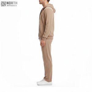 Ensemble de survêtement décontracté à capuche pour homme, jogging classique, deux pièces, logo imprimé, tailles plus disponibles - Product Image 3