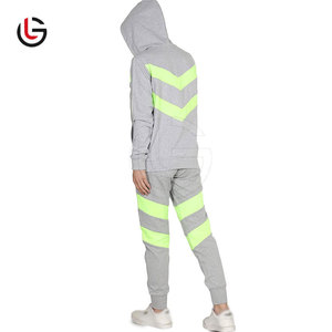 ชุดวอร์มสำหรับผู้หญิงชุดวอร์มผ้าคอตตอนสีเทาอ่อนสีเขียวอ่อนของ100% ดีไซน์ใหม่ล่าสุด - Product Image 3