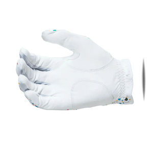 Gants de golf professionnels en cuir de mouton véritable pour hommes, blanc et noir, avec paume épaissie en spandex, cadeau de golf - Product Image 3