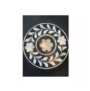Dessous de verre fait à la main en incrustation d'os de créateur moderne élégant haut de gamme de luxe tendance extra qualité premium extraordinairement élégant - Product Image 1