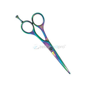 Ciseaux de coiffure professionnels en titane arc-en-ciel pour barbier et coiffure - Product Image 4