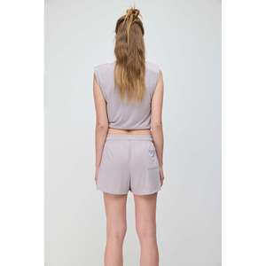 Pantalones Cortos con Cintura Elástica Ajustable, Bolsillos y Cordón - Product Image 5