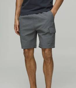 Haute qualité coton/Polyester imperméable course hommes léger entraînement athlétique Shorts Multi poches gris couleur été - Product Image 5