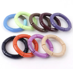 Bracelet en bois naturel sculpté à la main vintage en résine style indien, bracelet sculpté à la main, bracelet en bois naturel - Product Image 2