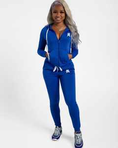 Venta al por mayor 2025 chándal de secado rápido para mujer 100% algodón sólido Color rojo mujeres chándal transpirable con logotipo personalizado servicio OEM - Product Image 2