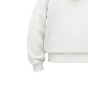 Sweat à capuche balaclava d'hiver 100% coton personnalisé pour homme, lourd, surdimensionné, double capuche, fermeture éclair, épaules tombantes, respirant, avec poche - Product Image 5