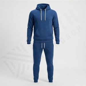 Vêtement de sport unisexe en coton 100% sur mesure en gros, survêtement de sport pour homme, rayé, vêtements de fitness d'hiver, couleur personnalisée, entraînement - Product Image 1