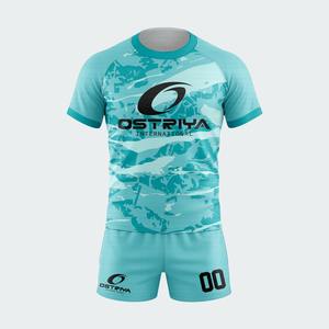 เสื้อรักบี้ผู้ชายแบบมืออาชีพ ออกแบบเองได้ สไตล์ใหม่ปี 2026 ผลิตจากโพลีเอสเตอร์แบบซับลิเมชั่นเต็มตัว ชุดกีฬารักบี้ - Product Image 5