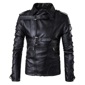 Veste en cuir de moto unisexe, nouvelle mode printemps-automne 2024, coupe-vent, vêtements de sport, imperméable, respirant, personnalisable - Product Image 4