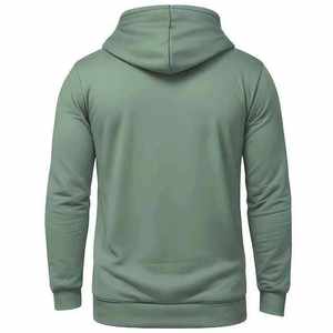 Sweat à capuche zippé de haute qualité pour homme, poids lourd, 100% coton molletonné, sweat à capuche zippé uni - Product Image 5