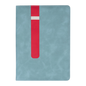 Tùy chỉnh phong cách PU Nhật ký da với phía trước khe cắm bút nhiệt ràng buộc in phong cách kinh doanh Quà tặng khuyến mại máy tính xách tay UV in ấn - Product Image 1