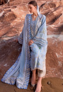 2025 elegante Salwar Kameez con estampado de lámina bordado pesado completo último indio pakistaní señoras vestidos de fiesta - Product Image 6