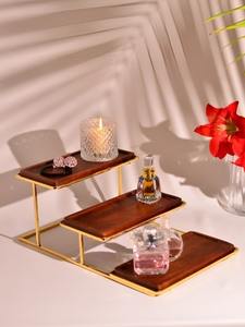 แท่นวางช็อคโกแลตโลหะพร้อมแท่นวางช็อคโกแลตเคลือบเคลือบสำหรับเสิร์ฟช็อคโกแลตและใช้เสิร์ฟของหวาน - Product Image 3