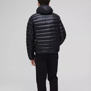 Blouson matelassé unisexe personnalisé pour hommes et femmes grandes tailles, style respirant à col rabattu avec fonction coupe-vent pour la saison hivernale - Product Image 6