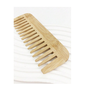 Peine de Madera 100% Natural, Hecho a Mano, Moderno, Ecológico, con Acabado Natural Especial, para Uso en Salón, para Peinar el Cabello, Saniya - Product Image 5