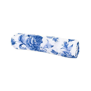 Manta de muselina de diseño floral con patrón personalizado, envoltura estampada de gasa doble orgánica con embalaje personalizado - Product Image 2