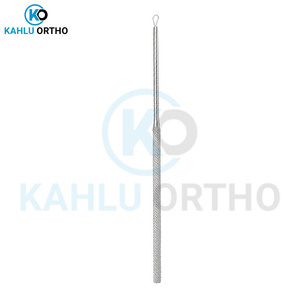 KAHLU ORTHOPEDIC Lot de 10 instruments de curette d'oreille à angle droit de haute qualité Instruments ORL en acier inoxydable tranchants et émoussés - Product Image 3