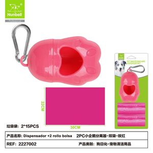 2 rouleaux de sacs à déjections canines avec distributeur : solution pratique pour l'élimination des déchets d'animaux - Product Image 3
