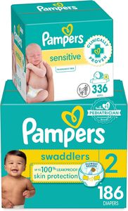Pañales desechables ultra absorbentes Suministro con descuento Swaddlers Pampers Baby - Product Image 5