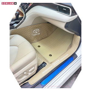 Proveedor Mayorista ODM, Alfombrillas de Coche de Cuero Nappa sin Costuras, Accesorios de Lujo para Automóviles, Alfombrillas Personalizadas para Toyota Camry, Juego Completo - Product Image 6
