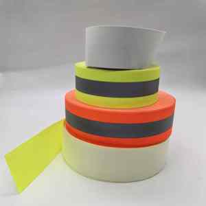 Bande de coton réfléchissante ignifuge FR pour vêtements de travail - Product Image 2