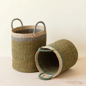 Long Macrame Storage Basket For Laundry Room Essentials <b>Books</b> Toys And Clothing Organising In Modern Home Spaces From India - Product Image 3