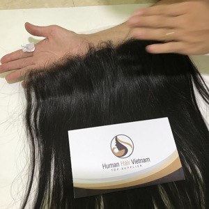 Ligne de cheveux naturelle, cuticule vierge brute alignée, cheveux humains péruviens, noirs, lisses, transparents, Swiss HD, Lace Frontal, 13x4, 13x6 - Product Image 4