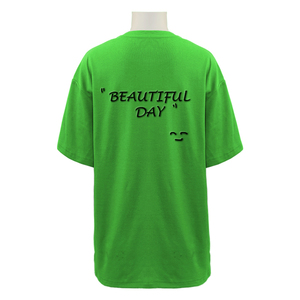 เสื้อยืดคอกลมผ้าฝ้าย100% เปอร์เซ็นพิมพ์ลายเสื้อลำลองสำหรับผู้หญิงปักโลโก้ขนาดใหญ่กว่าปกติ - Product Image 3