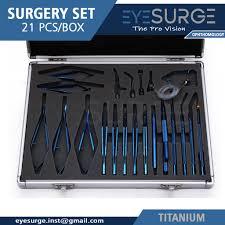 OPHTHALMIC CATARACT/PHACO SURGERY SET IN TITANIUM 18 PCS - Product Image 4
