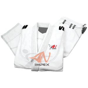 Personalizado Jui Jitsu Sambo BJJ Judo Taekwondo uniforme de artes marciales con 100% algodón 450GSM tela OEM servicio disponible - Product Image 3
