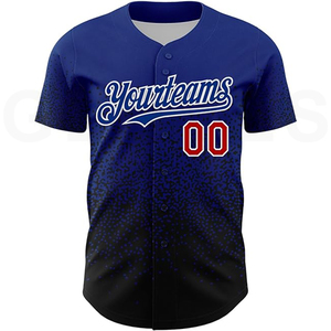Camiseta de Béisbol Sublimada con Diseño a Todo Color, 100% Poliéster, Bordado 3D Personalizable, Gráficos Vibrantes y Duraderos, Transpirable - Product Image 3