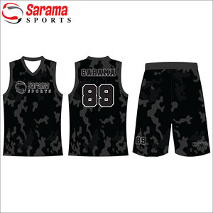 ชุดบาสเก็ตบอลชุดทีมบาสเก็ตบอลแห้งเร็วเสื้อเจอร์ซีย์ - Product Image 1