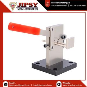 Bloc de formage de bélière avec poinçon ovale étroit de 4 à 14 mm avec un angle de paroi de 17 degrés, poinçon rond assorti, outils de bijouterie - Product Image 4